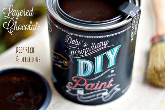 The Owl Box 8OZ Layered Chocolate DIY Paint