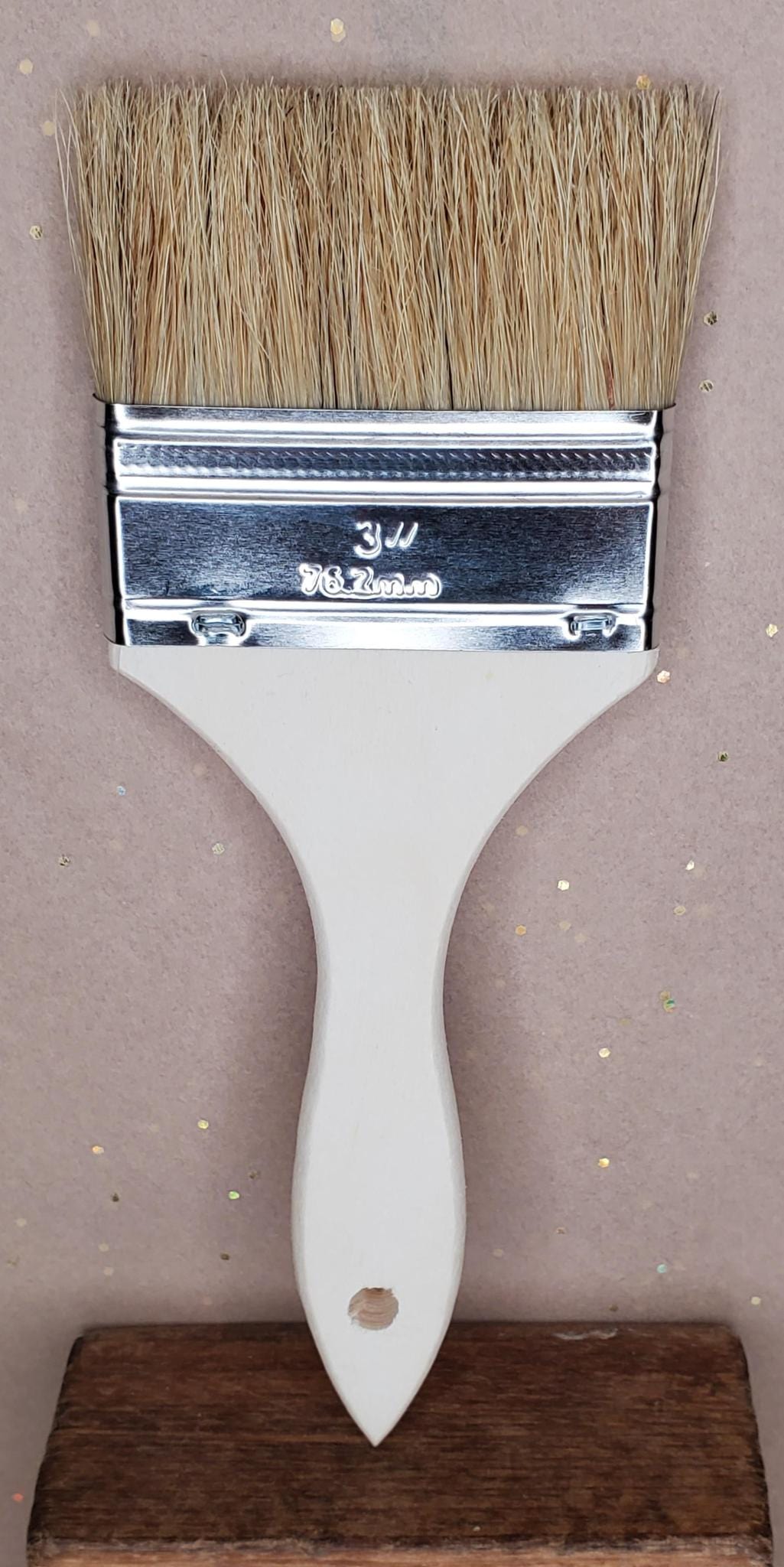 The Owl Box Premier 3" White Bristle Chip Brush